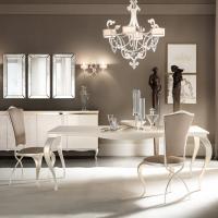 Raffaello eleganter Tisch mit Säbelbeinen von Cantori