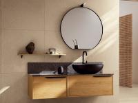 Badmöbel mit Waschbecken und Spiegel N99 - Frame