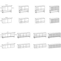 Oyster Sideboard - Modelle und Fronttypen