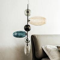 Designer Lampe aus farbigem Glas Topaz von Cattelan