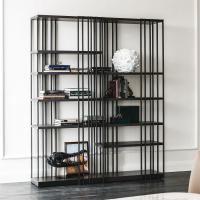 Modulares Bücherregal aus Metall Arsenal von Cattelan in essenziellem Design
