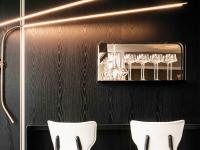 Tresor in 93 cm Version - elegante Bar-Ecke beleuchtet von Fisherman Lampe