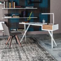 Moderner Schreibtisch mit Fach Batik von Cattelan