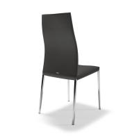 Gepolsterter Stuhl mit Metallbeinen Norma von Cattelan