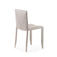 Piuma leichter Stuhl mit Bezug aus Kernleder von Cattelan