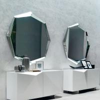 Emerald Designer Spiegel von Cattelan - rundes achteckiges Modell