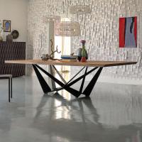Skorpio Tisch von Cattelan mit Holzplatte