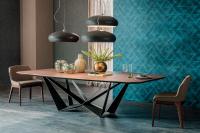 Skorpio Tisch von Cattelan mit Holzplatte