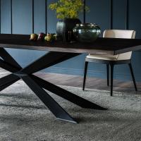 Spyder Tisch von Cattelan mit Holzplatte