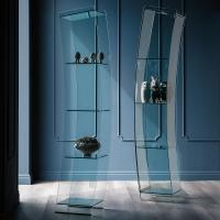 Open Wind Wohnzimmer Glasvitrine von Cattelan (Modell mit Tür und Strahler nicht verfügbar)