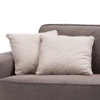 Cuscino imbottito per divano Milano Bedding: modello cm 43 x 43 con profilo