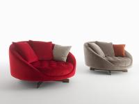 2-Sitzer-Sofa aus Graham-Stoff, Bezug in zahlreichen Farben und Materialien individuell gestaltbar