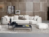 Sechseckiges Sofa Panorama Neu mit abnehmbarem Stoff, mit einer großen Auswahl an Bezügen, Formen und Größen