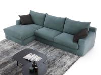 Strip-Sofa mit leicht abnehmbarem Bezug aus Baumwollstoff Matilda