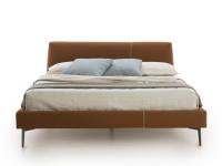 Decor Bett mit Bettrahmen H.14 cm. Eleganter und moderner Stil