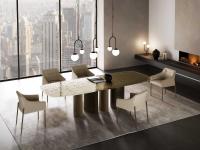 Designer-Glaskugel Pendel- & Tischlampe Hope ideal für elegante und elegante Räume