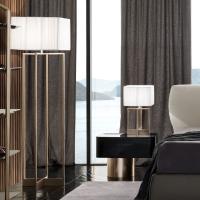 elegante und vielseitige Lampe, ideal für Schlafzimmer mit eleganten Einrichtungsstücken