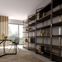 Sestante Bücherregal, für raffinierte Wohnzimmer geeignet