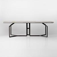 Tolomeo rechteckiger Tisch aus Marmor bzw. Calcatta Marmor