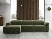 Wunderbares modernes Sofa mit Entspannungsmechanismus in Chaiselongue-Version