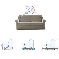 Optionales Clean Up System für Curly Schlafcouch