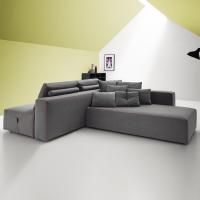 Sofa Nimes mit vollständig abnehmbarem Stoffbezug
