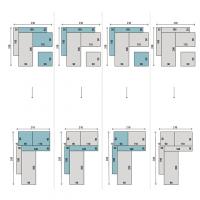 Nimes-Sofa - Diagramme der verschiedenen Kompositionen, die erstellt werden können
