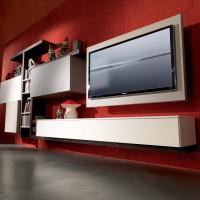 Swing schwenkbares TV-Möbel, zu öffnen, verfügbar inden Breiten 120 und 130 cm