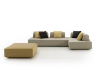 Prisma Sofa in einer Kombination 315x180 cm mit Sitzhocker