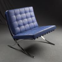 Barcelona-Sessel des Designers L. M. Van der Rohe (Bezugsfarbe nicht verfügbar)