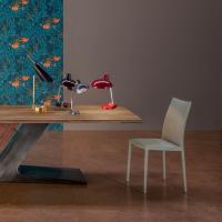 Kayla Stuhl für das Wohn- und Esszimmer mit minimalistischem und modernem Design