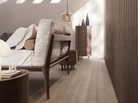 Aries Massivholz-Doppelbett aus Massivholz, abgestimmt mit Wochen- und Nachttischen aus derselben Familie
