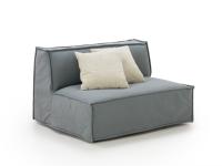 Jordan Schlafsofa 125 cm mit Matratze für großes Einzelbett