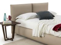 Becket-Bett in der Doppelbettversion mit Einzelaufzugskasten
