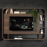 TV-Möbel mit Bücherregal Vanity