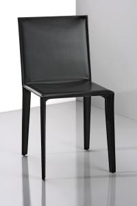 Leila Stuhl ohne Armlehnen, einfarbig