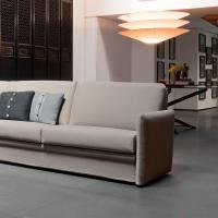 Modernes Sofa Sitz Detail in Profil Stoff