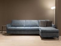 Bequemes und funktionelles Sofa mit Chaiselongue Lagerung Litchis