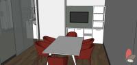 Progettazione 3D Ufficio 1 - sala riunioni vista generale