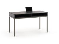 Moderner Schreibtisch mit Metallgestell Egeo,ideal für den Heimarbeitsplatz und in zwei Größen erhältlich