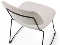 Design-Stuhl mit Kufenbeinen Chloe ideal für elegante und moderne Esszimmer