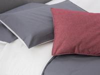 Doubleface Bettdeckenbezug-Set aus Perkal Baumwolle