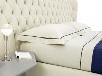 Anpassende Bettwäsche-Set mit Saum, der sich mit der Farbe von kombiniert abbinata al colore del quilt
