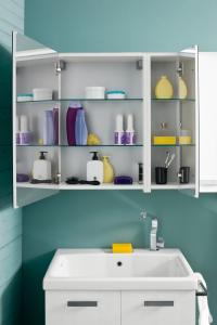 Simply Badezimmerspiegel mit Stauraum, 70 cm breit