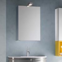 Simply Badschrank mit Spiegel - 50 cm mit Intel Spotlight