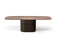 Tisch Dorian in Fassform, rechteckig, elegant und raffiniert von Bonaldo