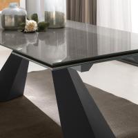 Moderner Tisch mit Keramiktischplatte Shore - Detail der Tischplatte