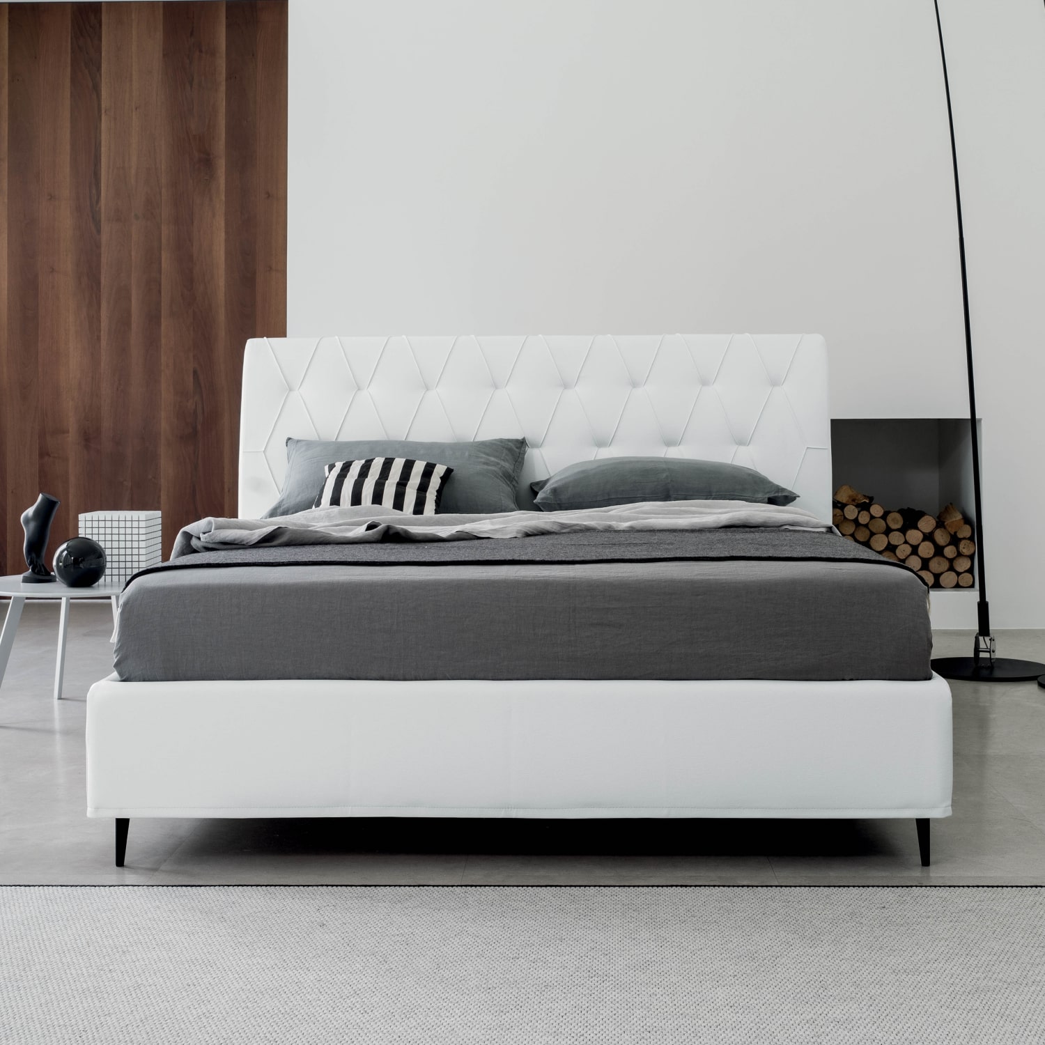 Mondo Convenienza Letto Velluto Grigio Letto Big Town Mondo