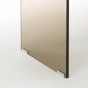 transparentes bronzefarbenes Glas (6 mm Stärke) - +10,34 €