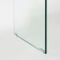 clear natural glass (th. mm  8)